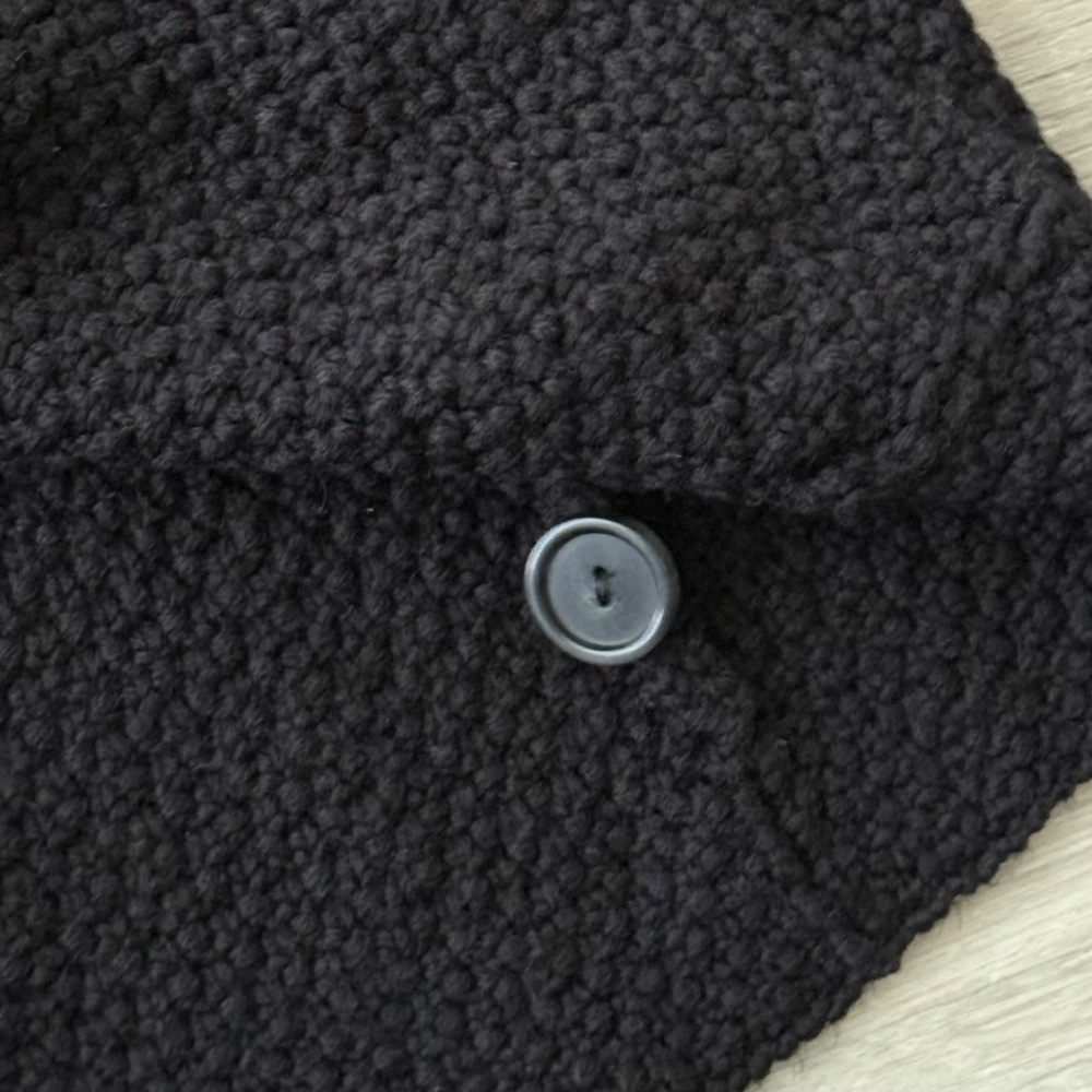 Patagonia Women’s Black Merino Wool knit  Cardigan Sweater XS - Picture 3 of 8